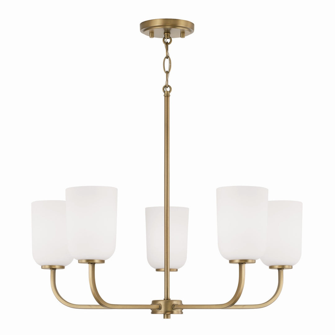 Capital Lawson 448851AD-542 Chandelier Light - Aged Brass