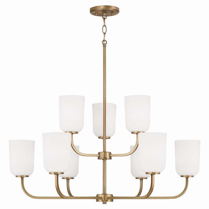 Capital Lawson 448891AD-542 Chandelier Light - Aged Brass