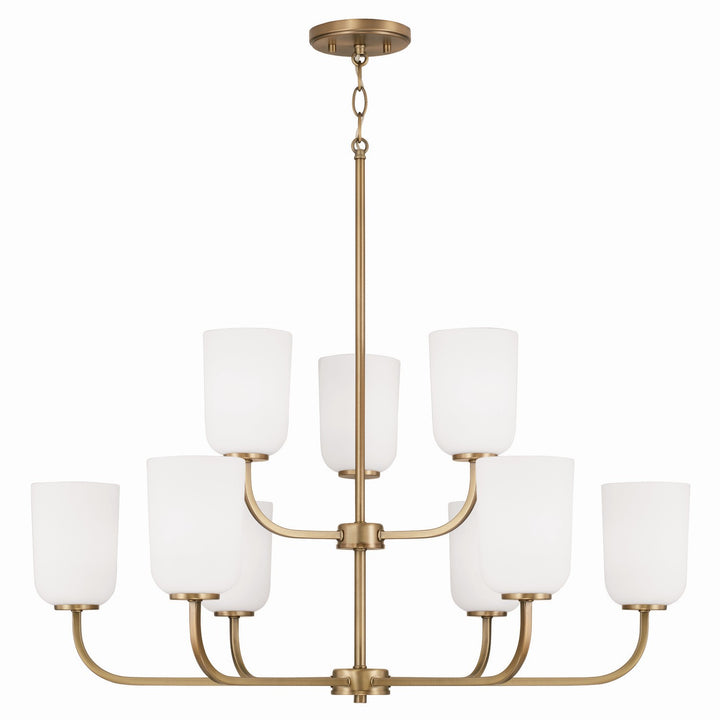 Capital Lawson 448891AD-542 Chandelier Light - Aged Brass