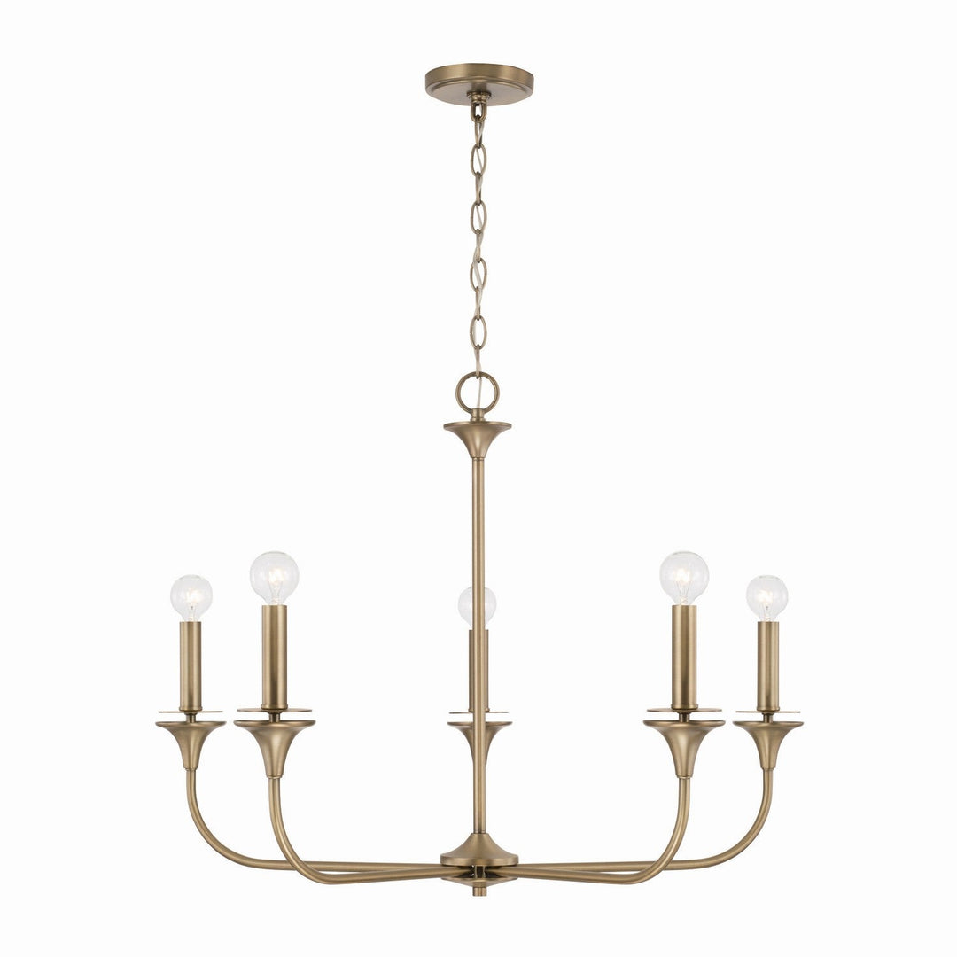 Capital Presley 448951AD Chandelier Light - Aged Brass