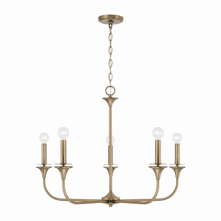 Capital Presley 448951AD Chandelier Light - Aged Brass