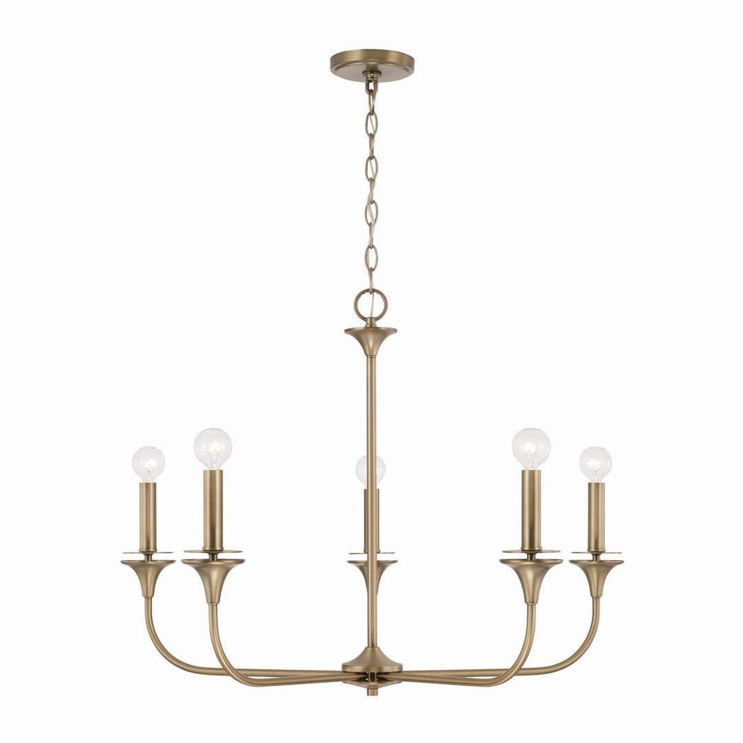 Capital Presley 448951AD Chandelier Light - Aged Brass