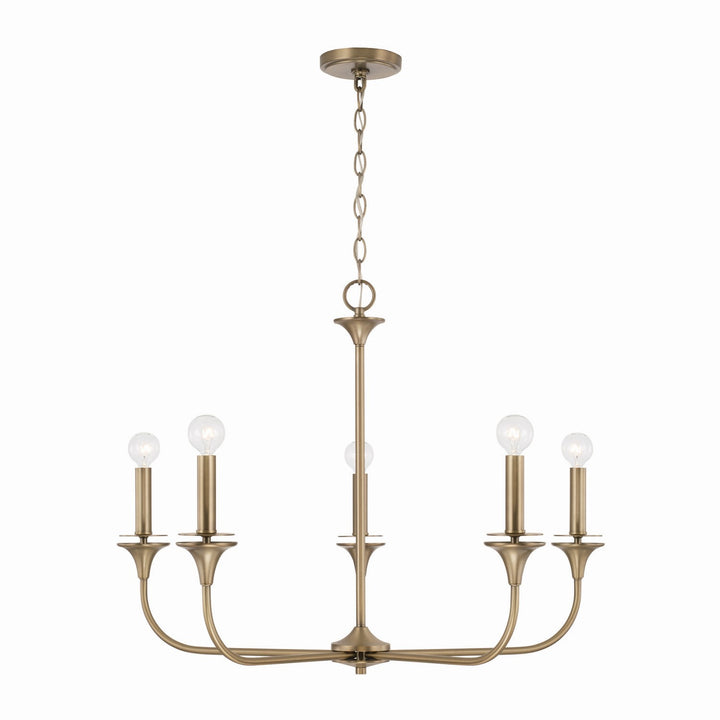 Capital Presley 448951AD Chandelier Light - Aged Brass