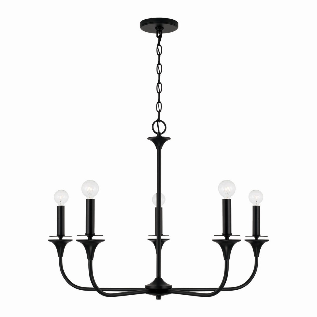 Capital Presley 448951MB Chandelier Light - Matte Black