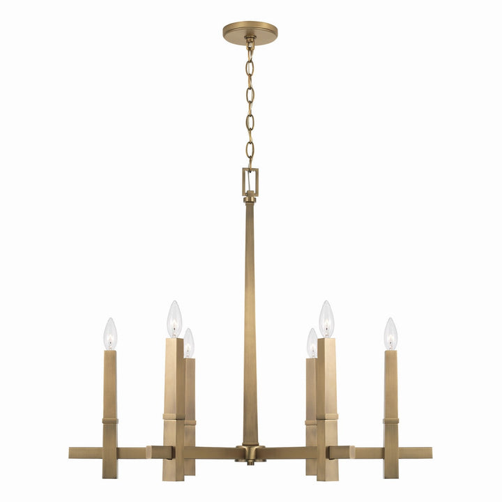 Capital Blake 449661AD Chandelier Light - Aged Brass