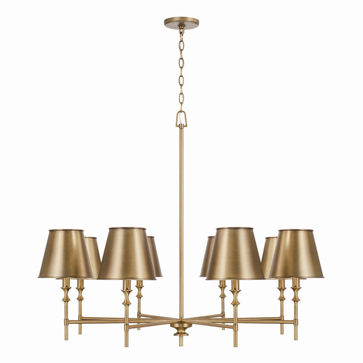 Capital Whitney 449781AD-707 Chandelier Light - Aged Brass