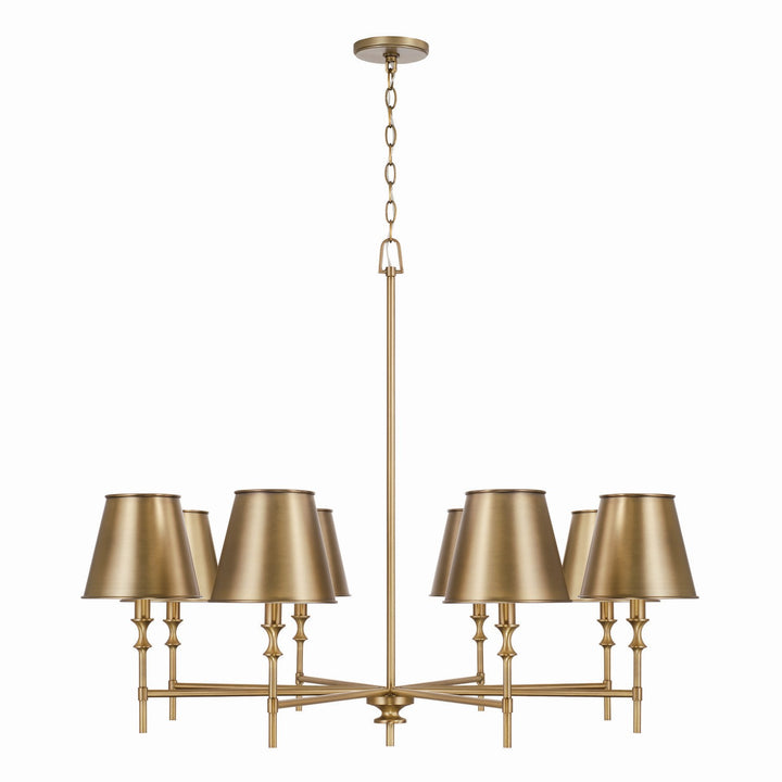 Capital Whitney 449781AD-707 Chandelier Light - Aged Brass