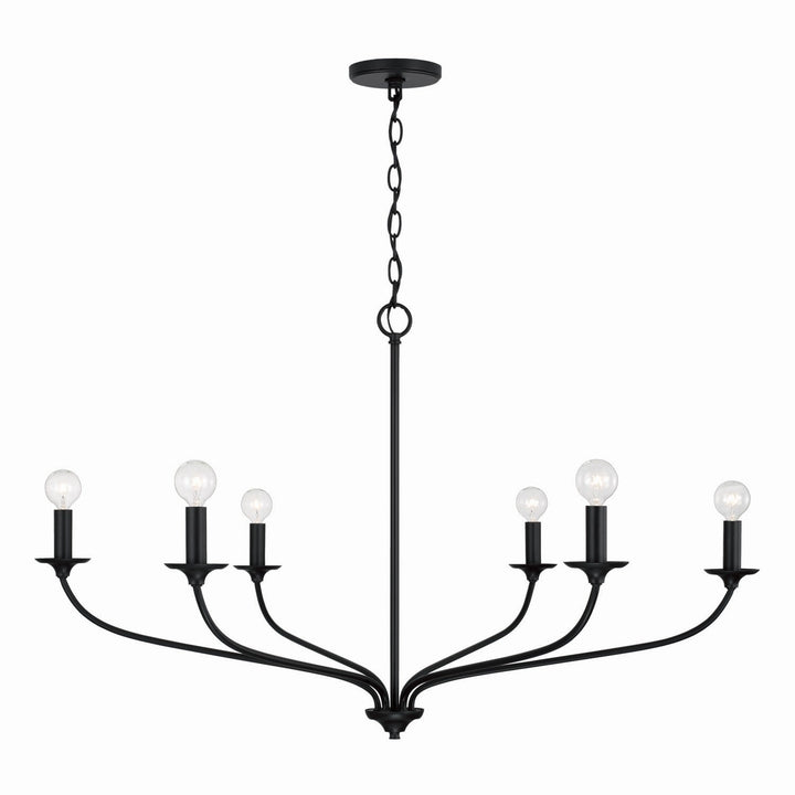 Capital Dolan 449961MB Chandelier Light - Matte Black