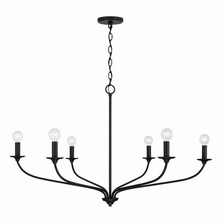 Capital Dolan 449961MB Chandelier Light - Matte Black