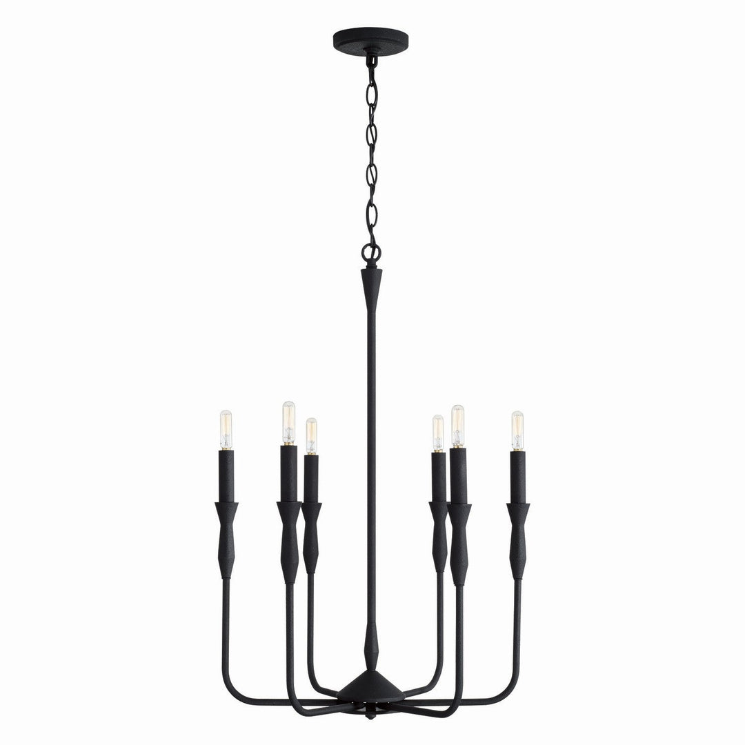 Capital Paloma 450361XK Chandelier Light - Textured Black