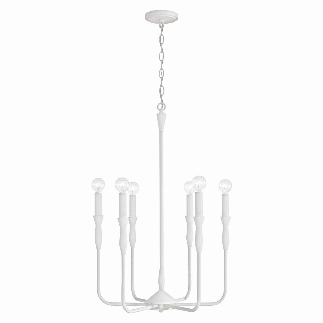 Capital Paloma 450361XW Chandelier Light - Textured White