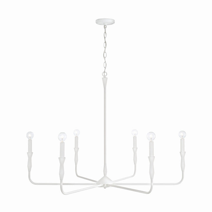 Capital Paloma 450362XW Chandelier Light - Textured White