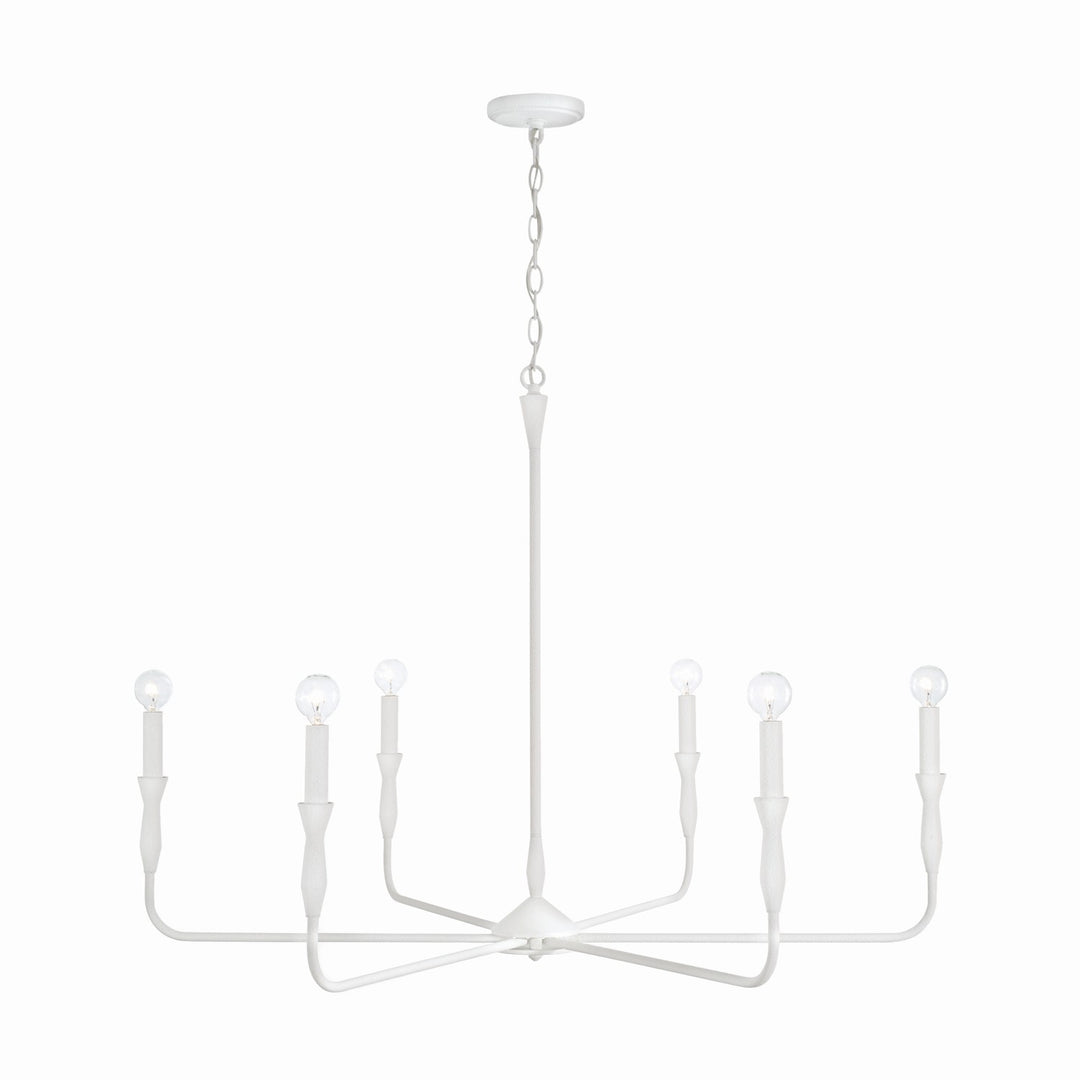 Capital Paloma 450362XW Chandelier Light - Textured White