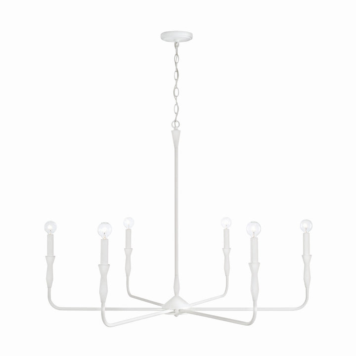 Capital Paloma 450362XW Chandelier Light - Textured White