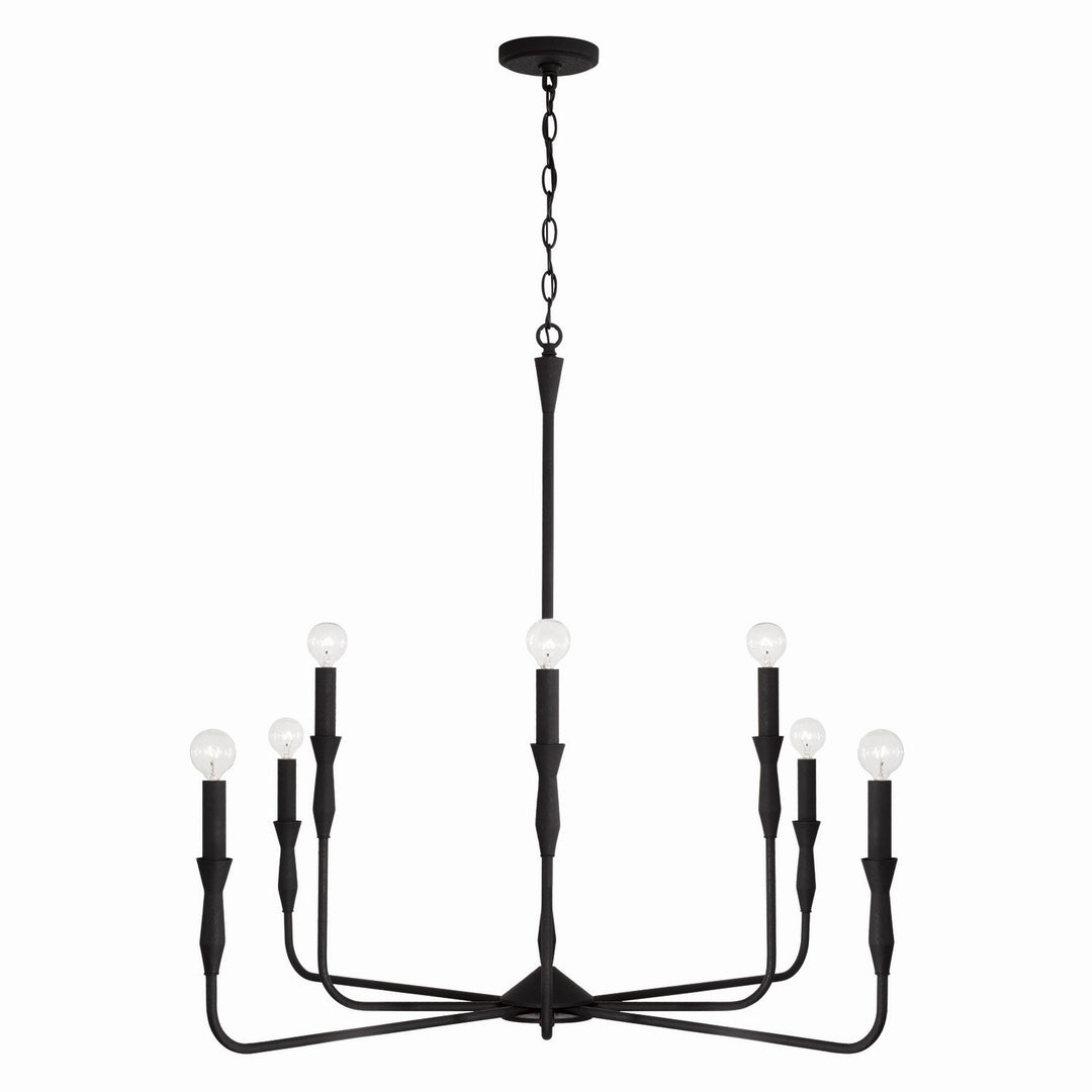 Capital Paloma 450381XK Chandelier Light - Textured Black