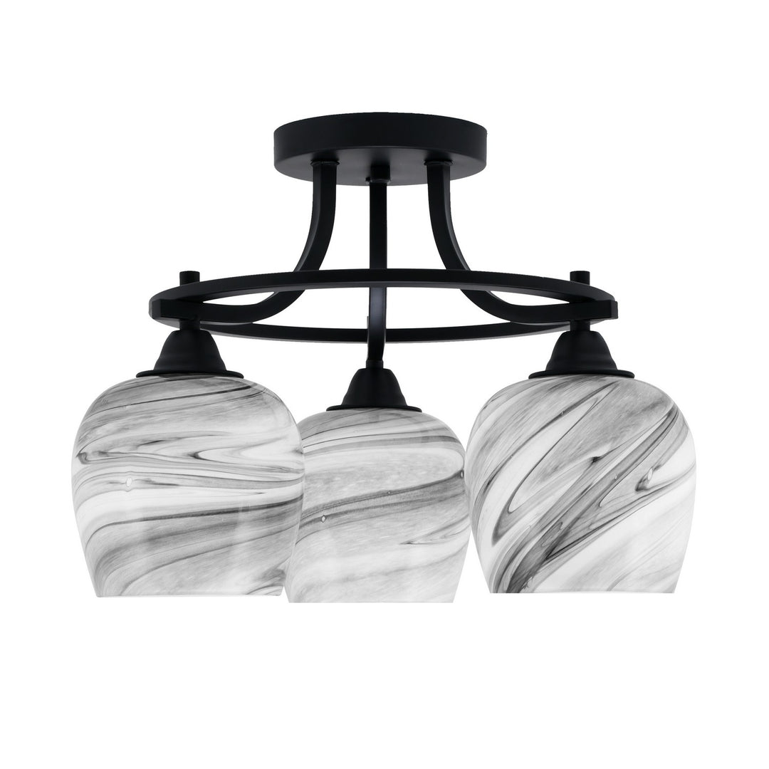Toltec Paramount 3417-mb-4819 Ceiling Light - Matte Black