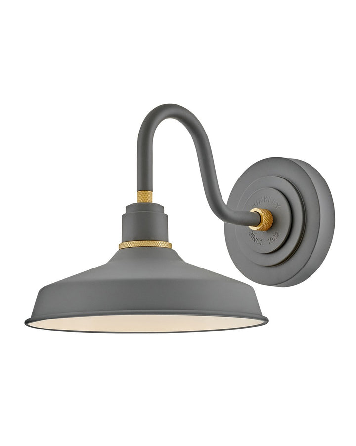 Hinkley Lighting 10231DMG  Foundry Classic Outdoor Dark Matte Grey