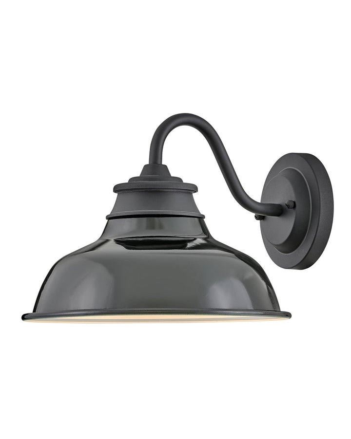 Hinkley Lighting 23080MB-GK  Wallace Outdoor Museum Black With Gloss Black Accent