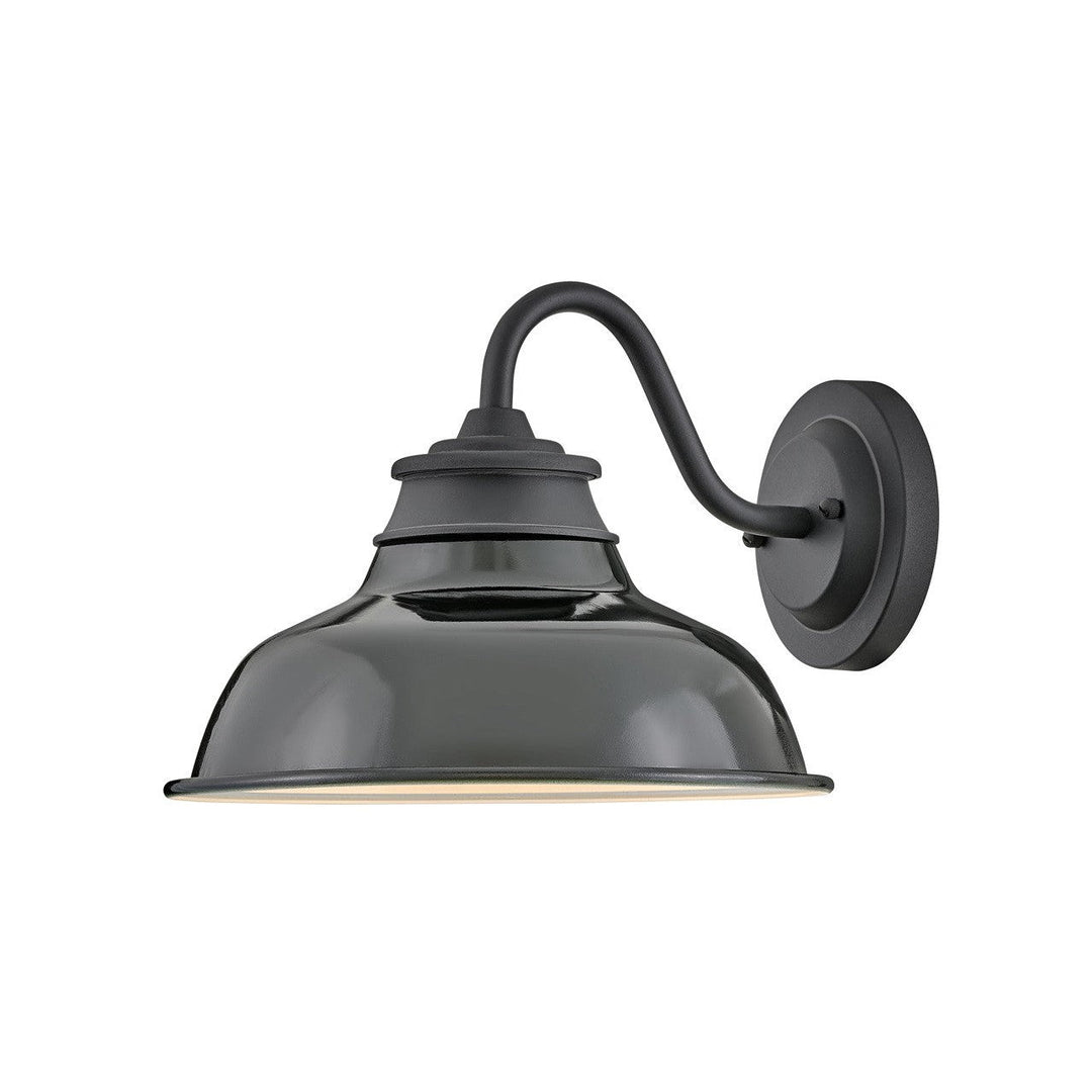 Hinkley Lighting 23080MB-GK  Wallace Outdoor Museum Black With Gloss Black Accent