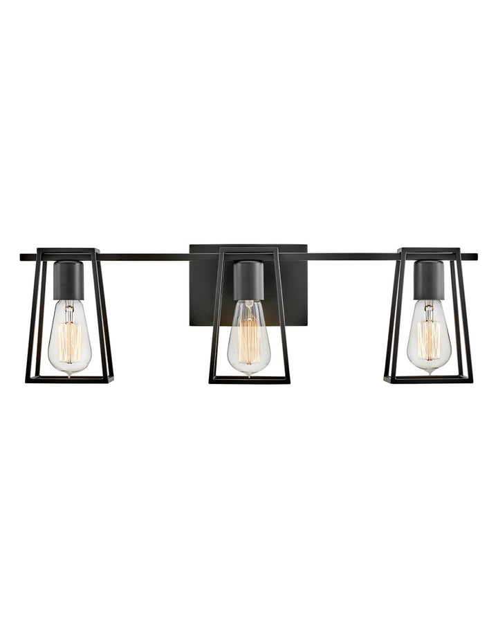 Hinkley Filmore 5163BK Bath Vanity Light 24 in. wide - Black