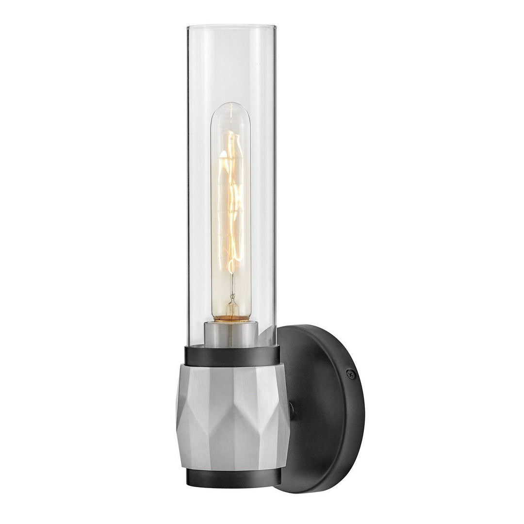 Hinkley Ellison 57080BK-BN Wall Sconce Light - Black with Brushed Nickel accents