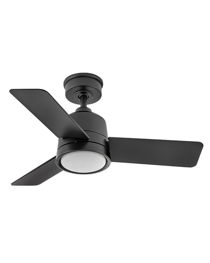 Hinkley Chet 905236FMB-LWA Ceiling Fan 36 - Matte Black, Matte Black/