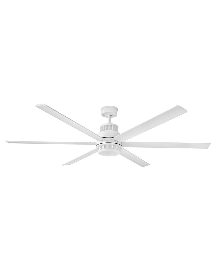 Hinkley Draftsman 905372FMW-LWD Ceiling Fan 72 - Matte White, Matte White/