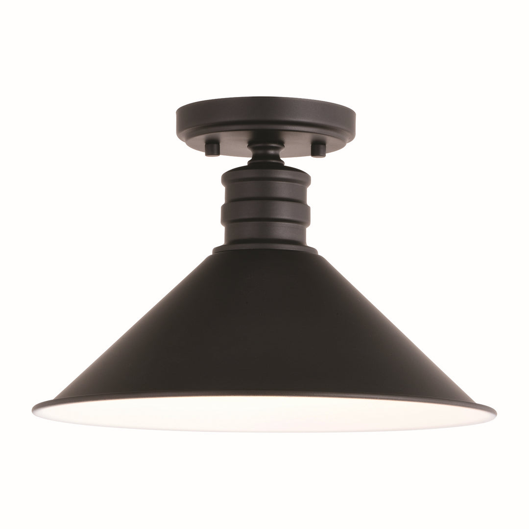 Vaxcel Akron C0257 Ceiling Light - Oil Rubbed Bronze and Matte White