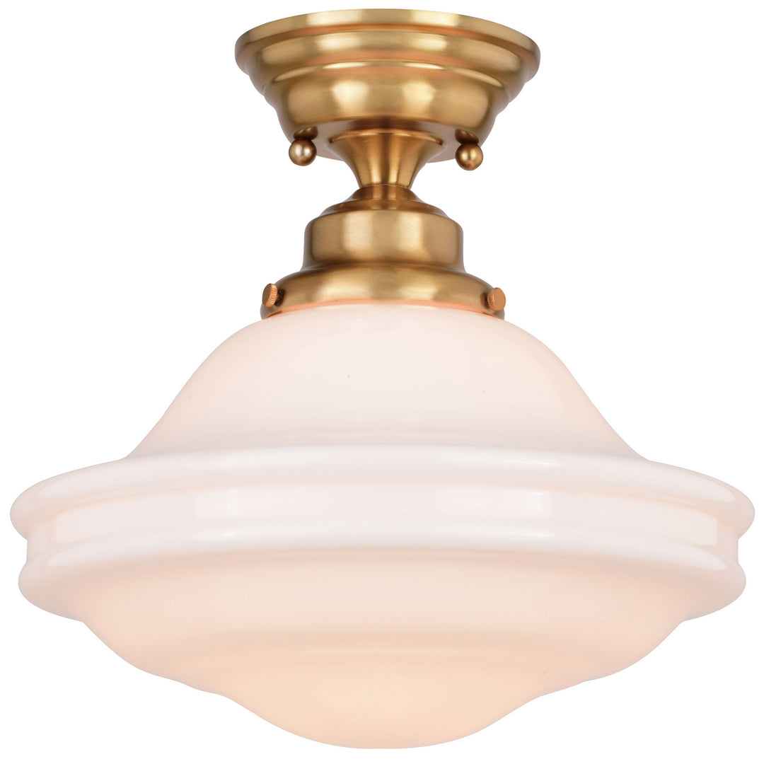 Vaxcel Huntley C0261 Ceiling Light - Natural Brass