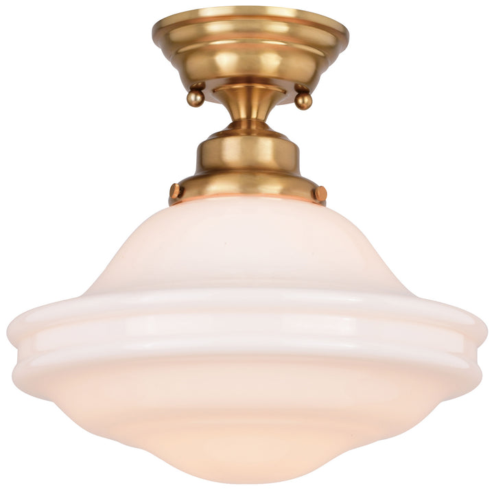 Vaxcel Huntley C0261 Ceiling Light - Natural Brass