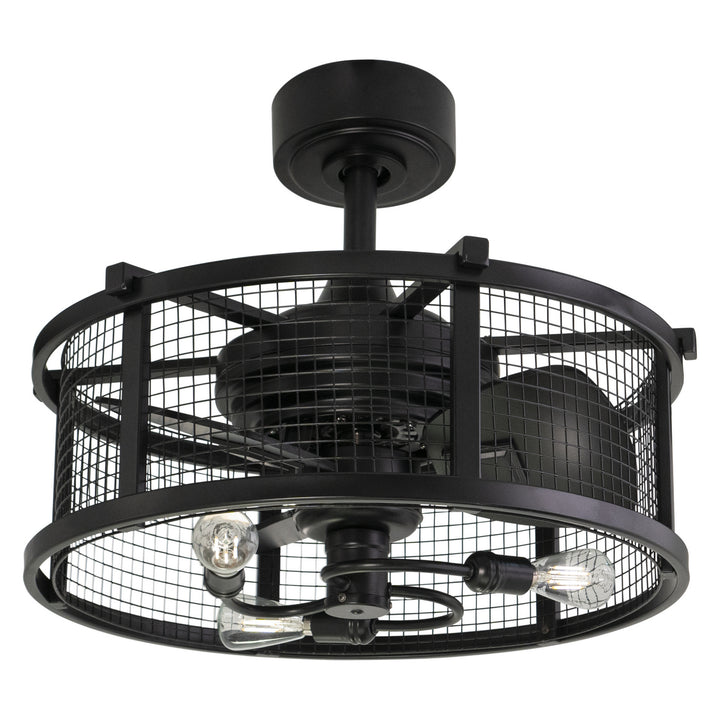 Vaxcel Humboldt F0102 Ceiling Fan - Black, Black-Dark Bronze/