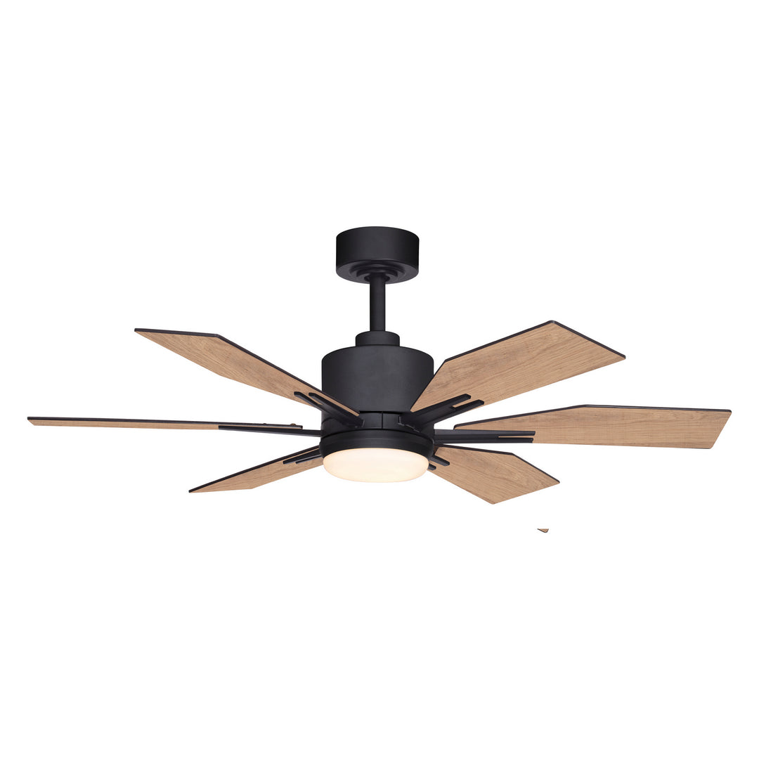 Vaxcel Mayfield F0104 Ceiling Fan - Charcoal Black, Oak-Black Walnut/