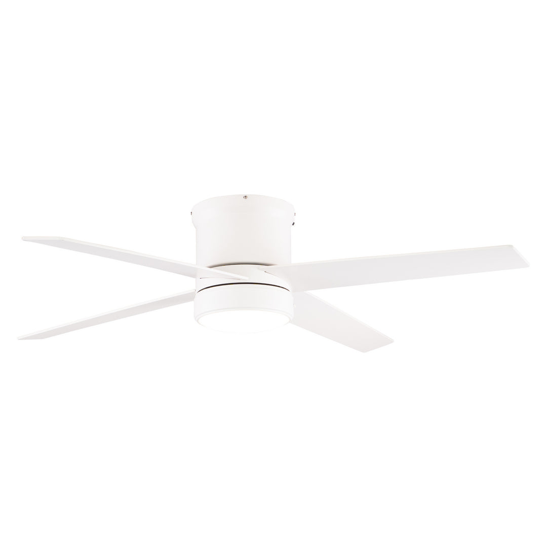 Vaxcel Erie F0107 Ceiling Fan - Matte White, Matte White-Elm/