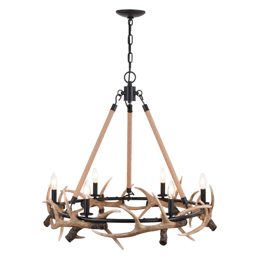 Vaxcel Breckenridge H0261 Chandelier Light - Aged Iron