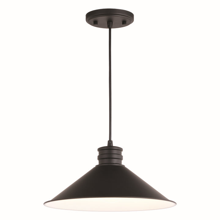 Vaxcel Akron P0362 Pendant Light - Oil Rubbed Bronze and Matte White