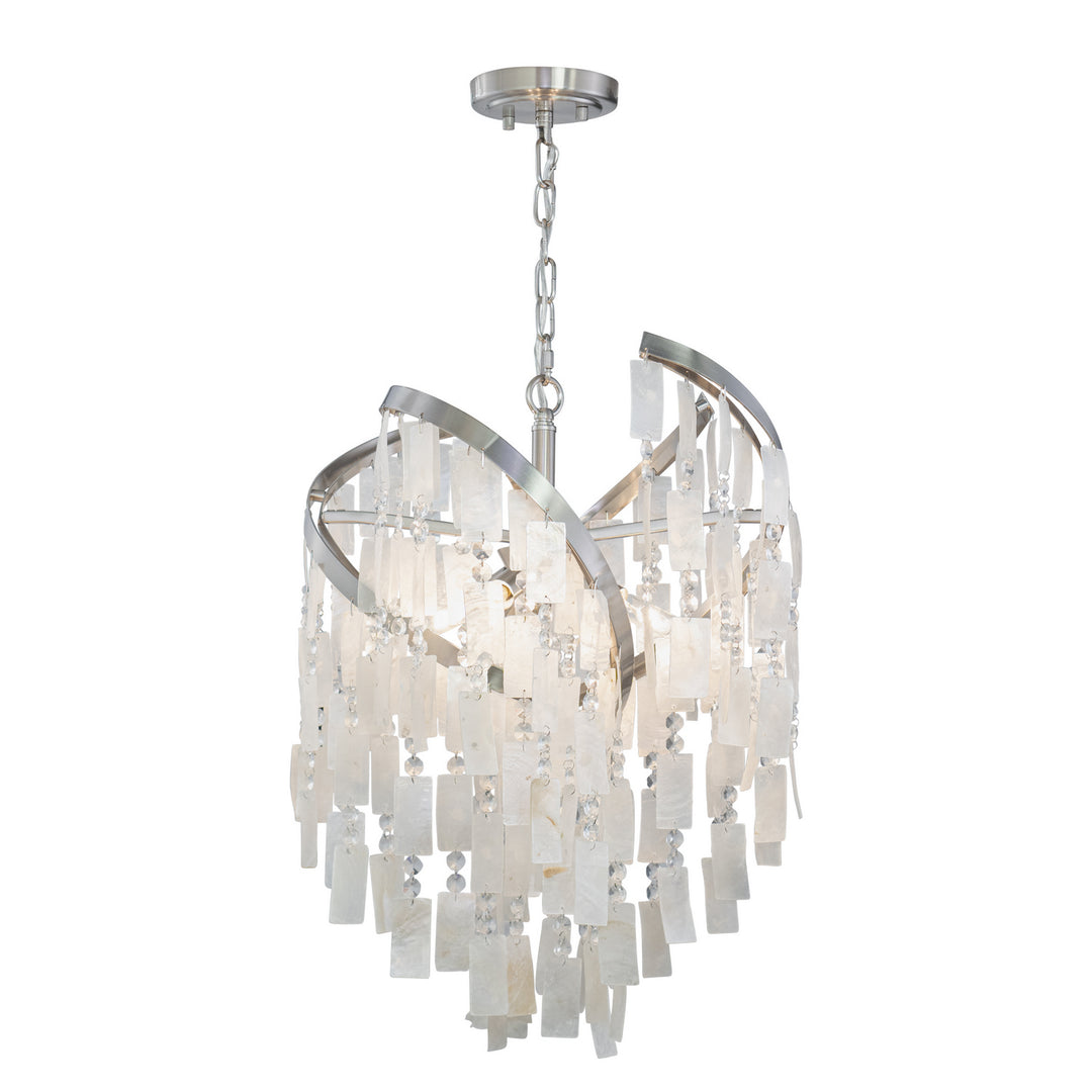 Vaxcel Isabel P0364 Chandelier Light - Satin Nickel