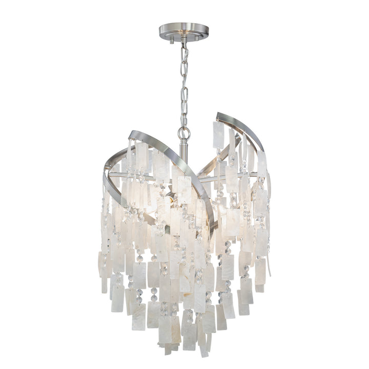 Vaxcel Isabel P0364 Chandelier Light - Satin Nickel