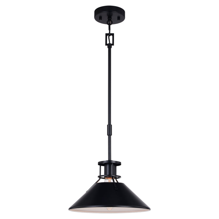 Vaxcel Canton P0379 Pendant Light - Black and Matte White