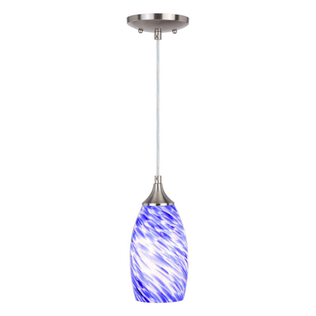 Vaxcel Milano P0383 Pendant Light - Satin Nickel