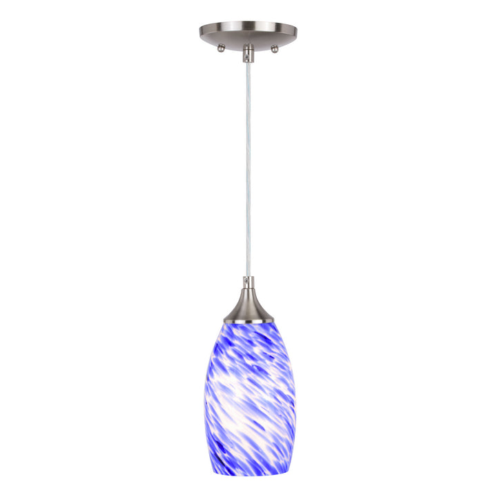 Vaxcel Milano P0383 Pendant Light - Satin Nickel