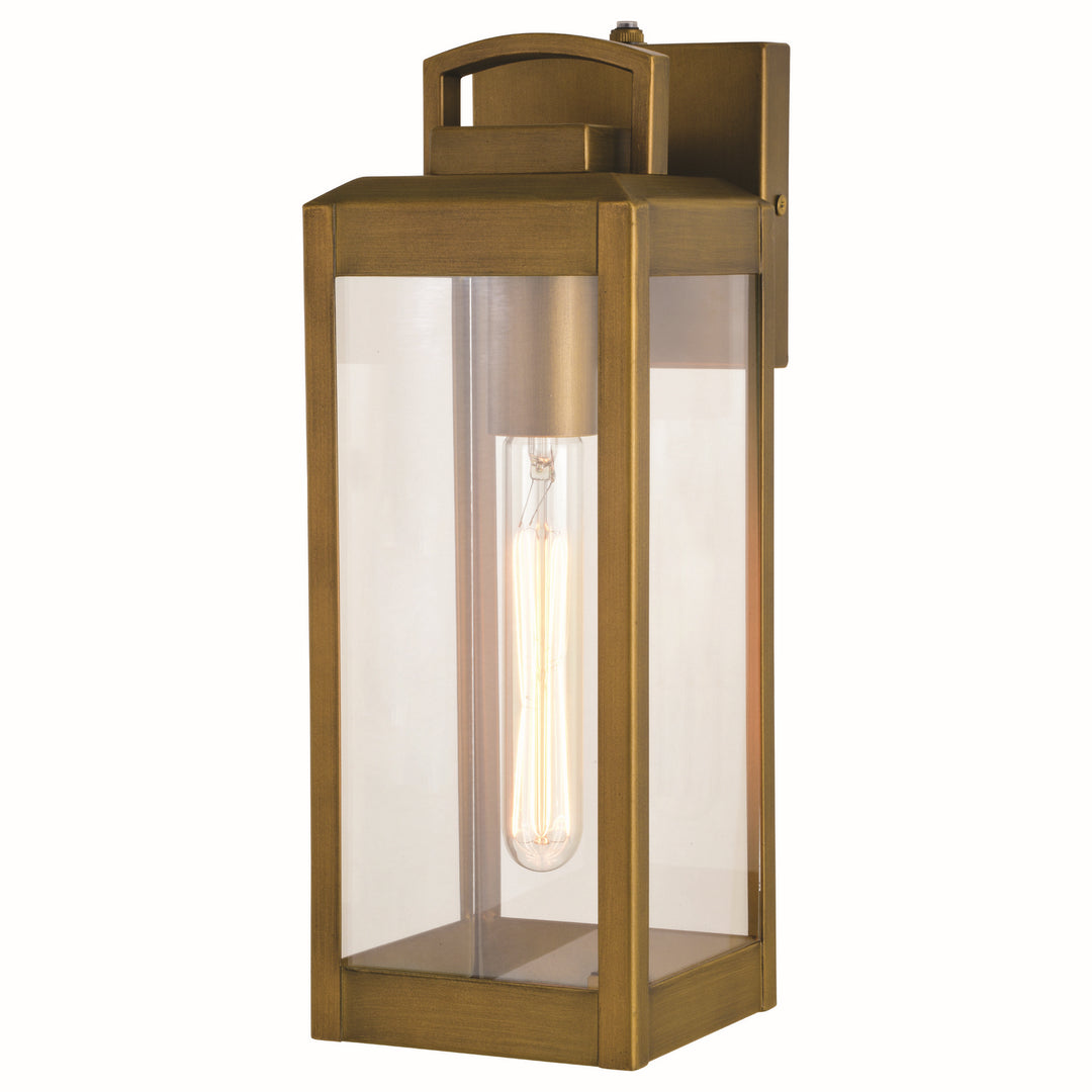 Vaxcel Lighting T0628 Kinzie One Light Outdoor Wal Mount Outdoor Bronze / Dark