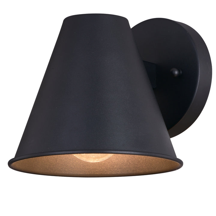 Vaxcel Lighting T0638 Smith One Light Outdoor Wal Mount Outdoor Black