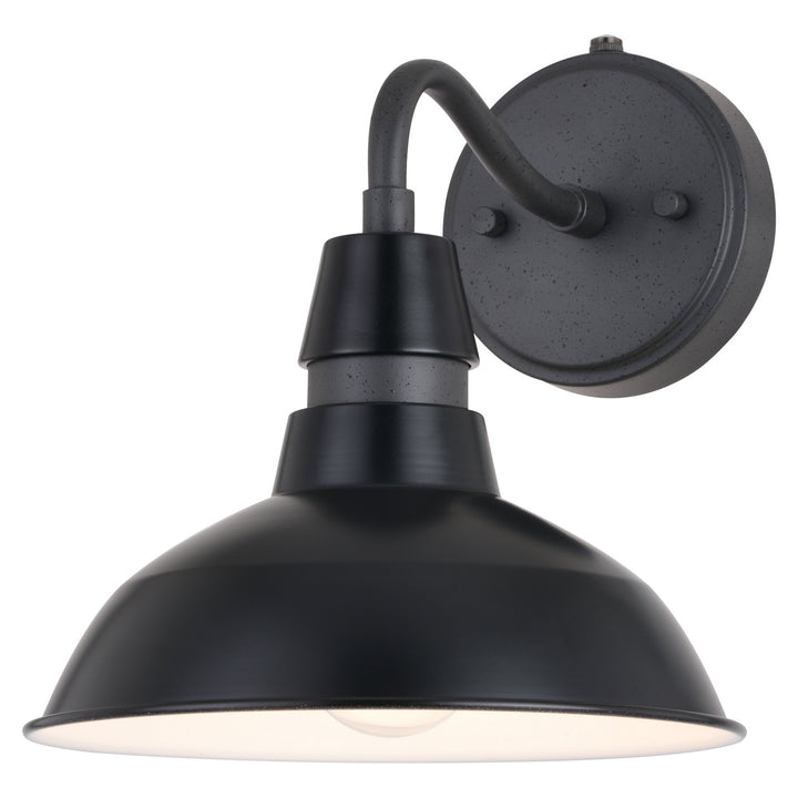 Vaxcel Lighting T0650 Buena Park One Light Outdoor Wal Mount Outdoor Black