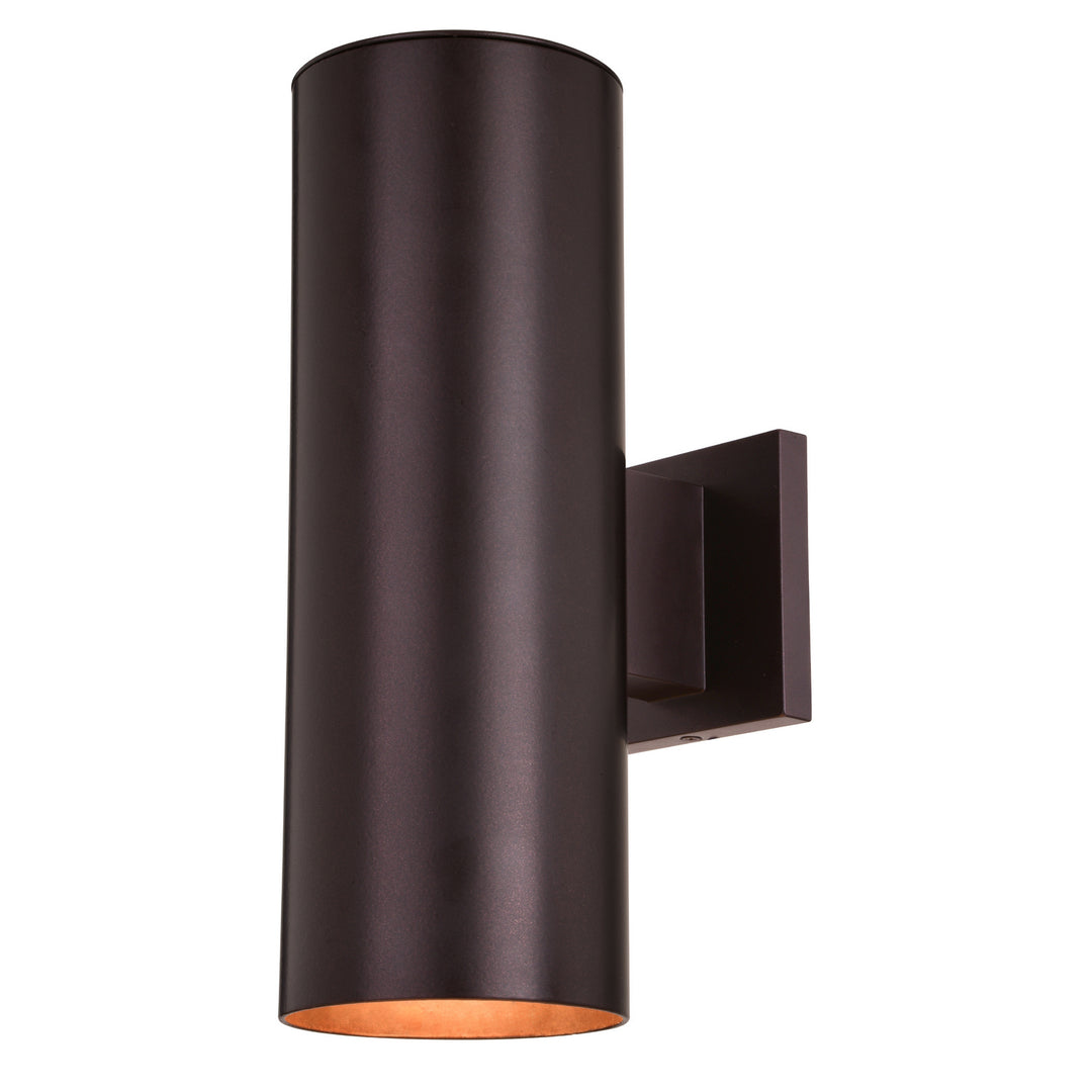 Vaxcel Lighting T0654 Chiasso Two Light Outdoor Wall Mount Outdoor Bronze / Dark