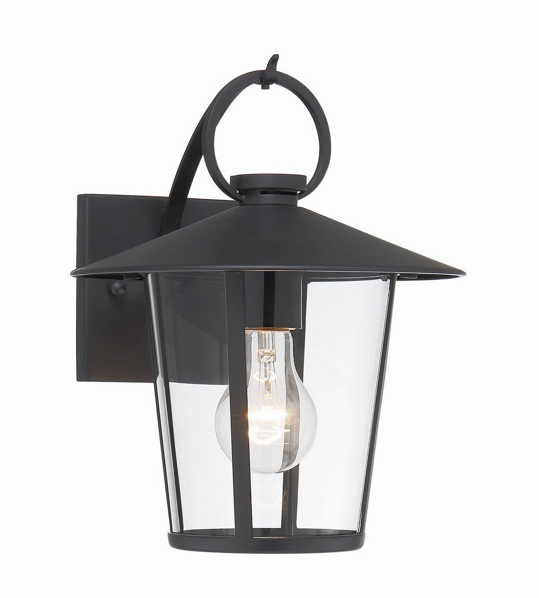 Crystorama Lighting AND-9201-CL-MK Andover Outdoor Matte Black