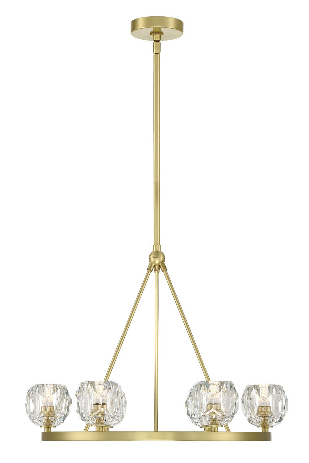 Crystorama Aragon ARA-10264-SB Chandelier Light - Soft Brass