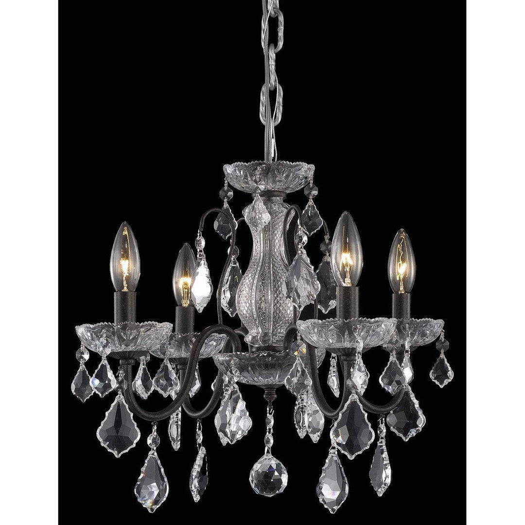 Elegant Calista LD2015D17DB Chandelier Light - Dark Bronze