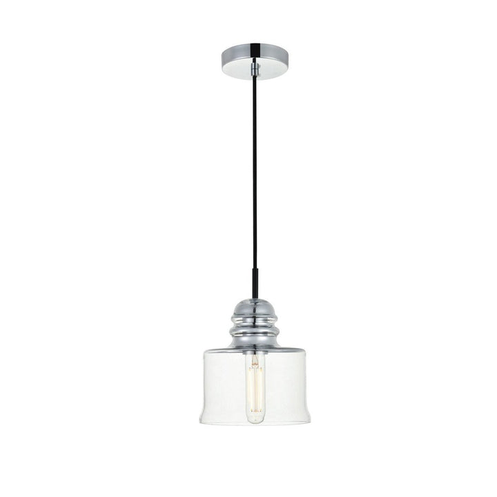 Elegant Wiley LD2528F10C Pendant Light - Chrome