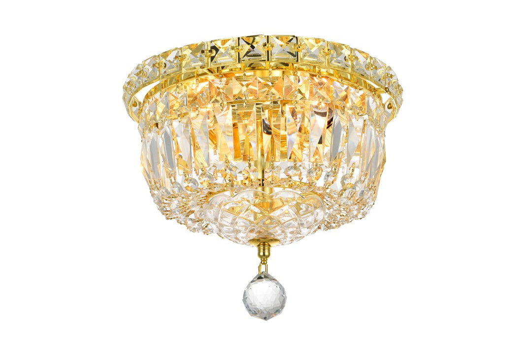 Elegant Wiley LD2528F10G Ceiling Light - Gold