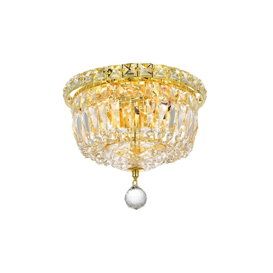 Elegant Wiley LD2528F10G Ceiling Light - Gold